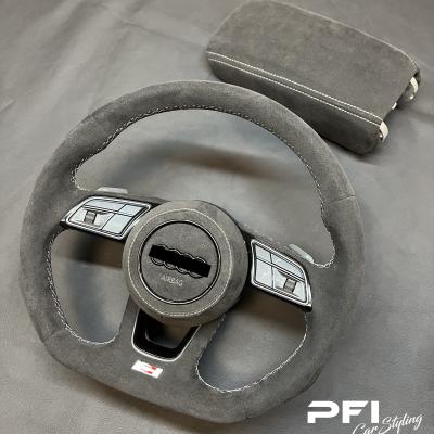 PFI car styling obszycie kierownicy alcantarą w Audi A4 B9
