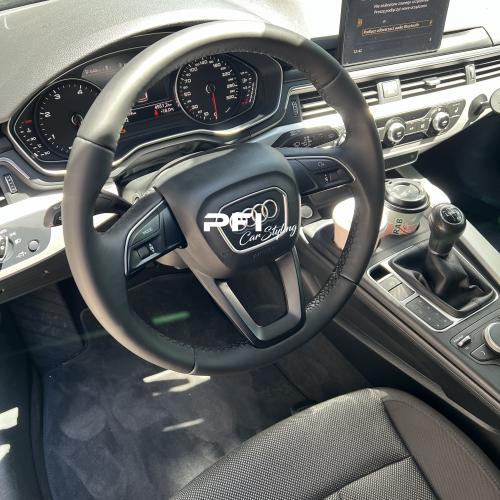 Kierownica obszyta skórą do Audi A4 B9 PFI car styling