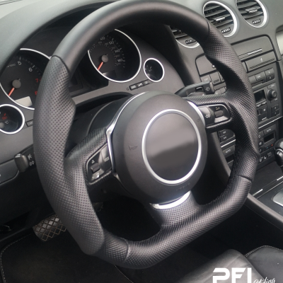 Modyfikacja Ksztaltu Kierownicy Z Obszyciem Skora W Audi A4 Cabrio Pficarstyling