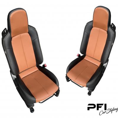 uszyta nowa tapicerka skórzana w Mazda MX-5 PFIcarStyling